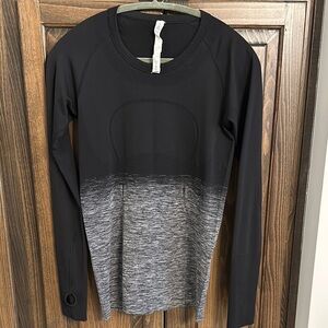 Lululemon Two-Tone Long Sleeve Top